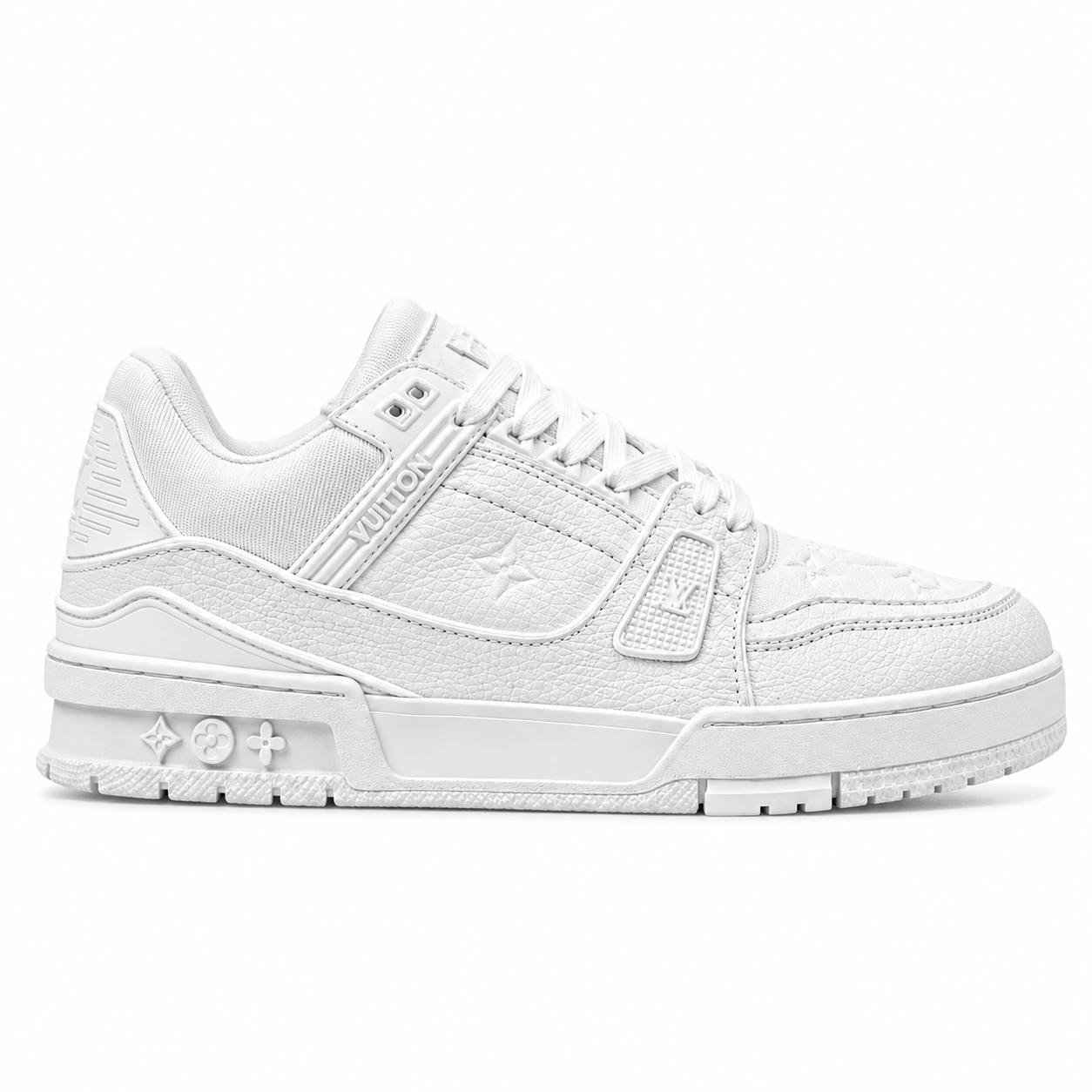 LV Trainer Sneaker full white
